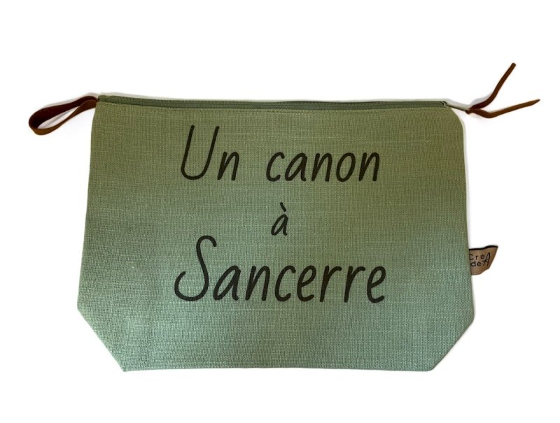 Pochette AVA "Un canon à Sancerre"  Green