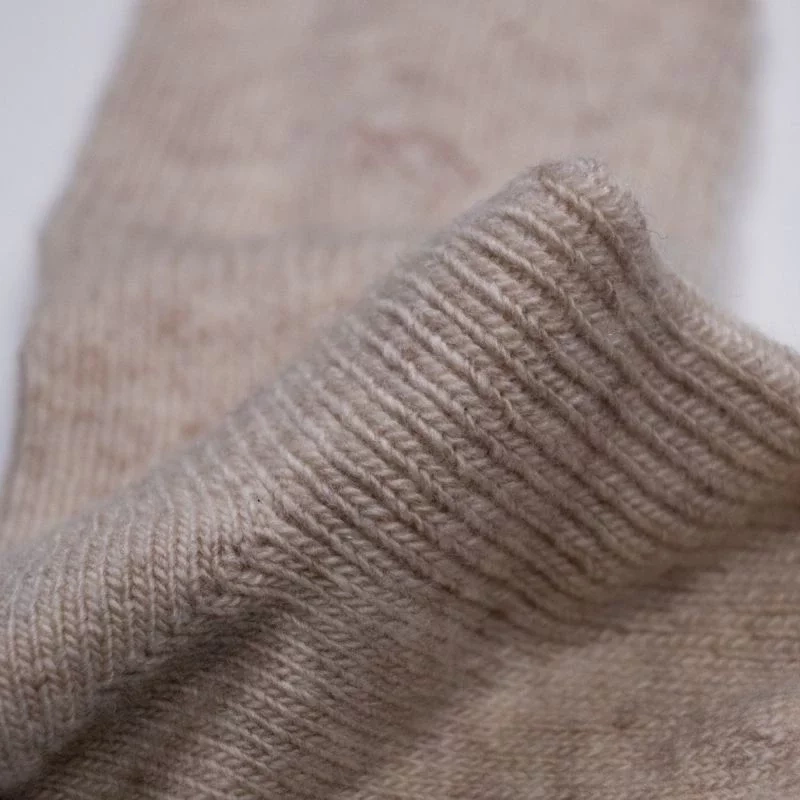 CHAUSSETTES LAINE AVEC ANGORA BEIGE Taille 37-40