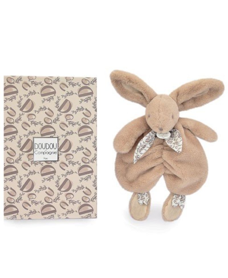 Lapin DOUDOU - Doudou lapin Beige - 29 cm