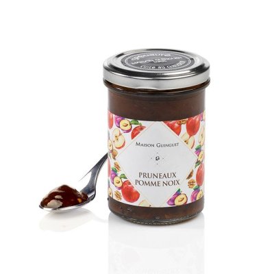 CONFITURE PRUNEAUX POMMES NOIX 230G
