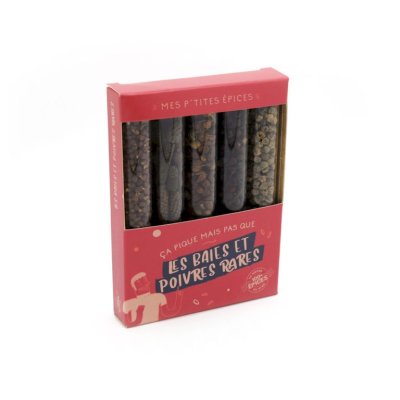 Coffret épices "Les baies et poivres rares"