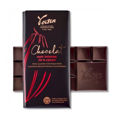 Tablette noir intense 70% cacao